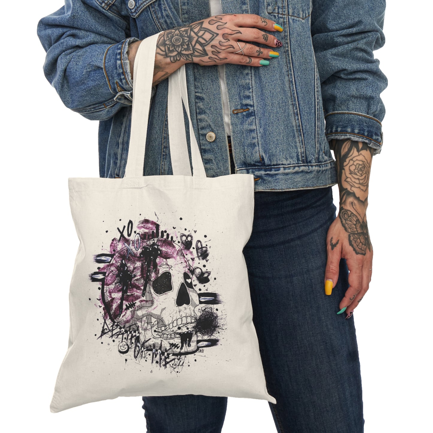 'Death of Me' Tote Bag